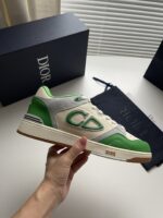 Dior B57 Low-Top Sneaker Green and Cream