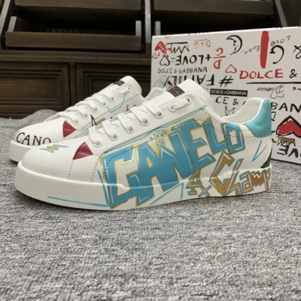 Dolce & Gabbana Calfskin Portofino Sneakers