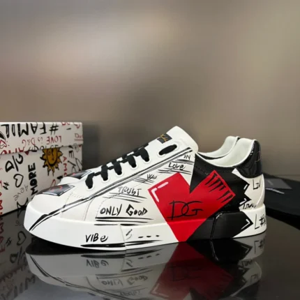Dolce & Gabbana Portofino Lace-Up Sneakers