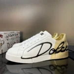 Dolce & Gabbana Portofino Sneakers In Leather
