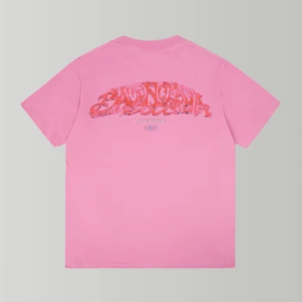 Balenciaga Medium Fit T-shirt Pink Rmwbbts29