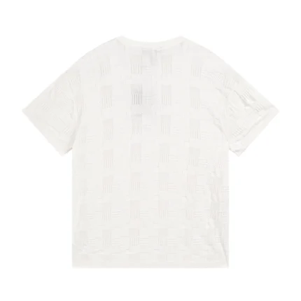 Louis Vuitton Damier Jacquard Short-Sleeved Cotton Crewneck Rmlvts4